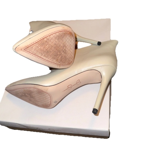 Jessica Simpson Stiletto Bootie Cream Size 8 - Picture 5 of 5